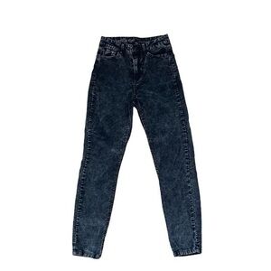 Corduroy High Rise Skinny Black Pants Size 25/1